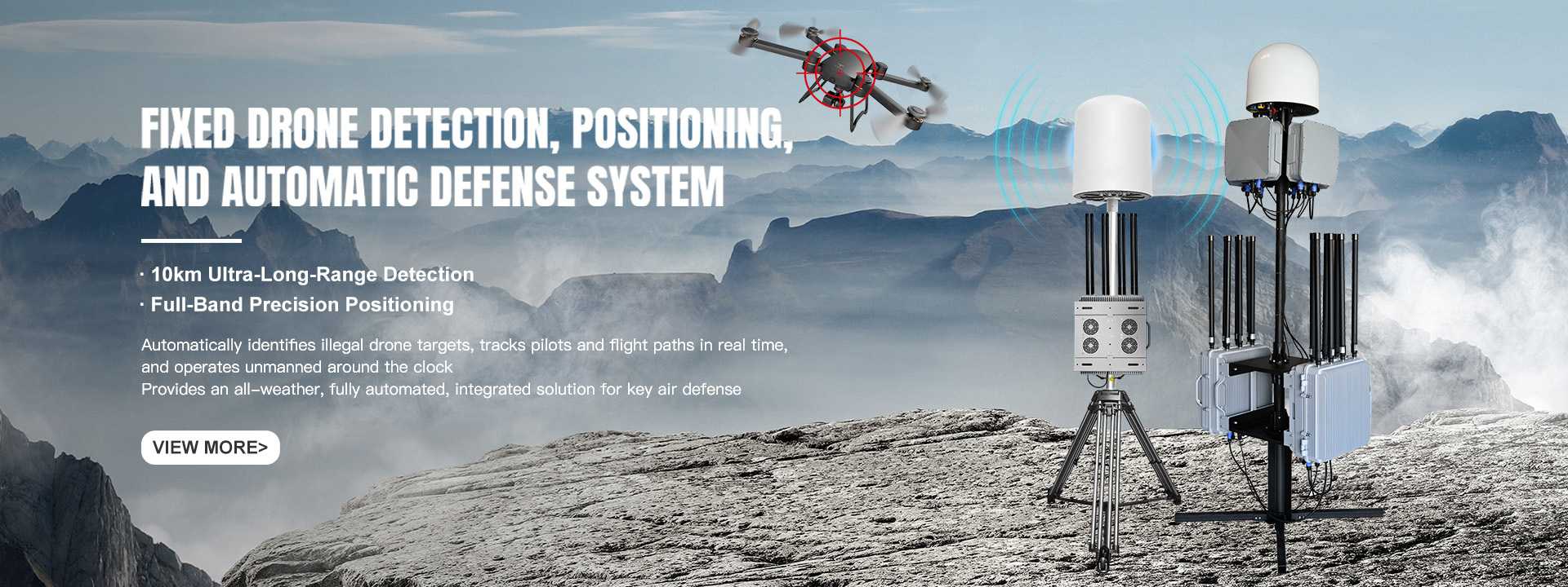 Kualitas Penghambat Drone Ransel pabrik