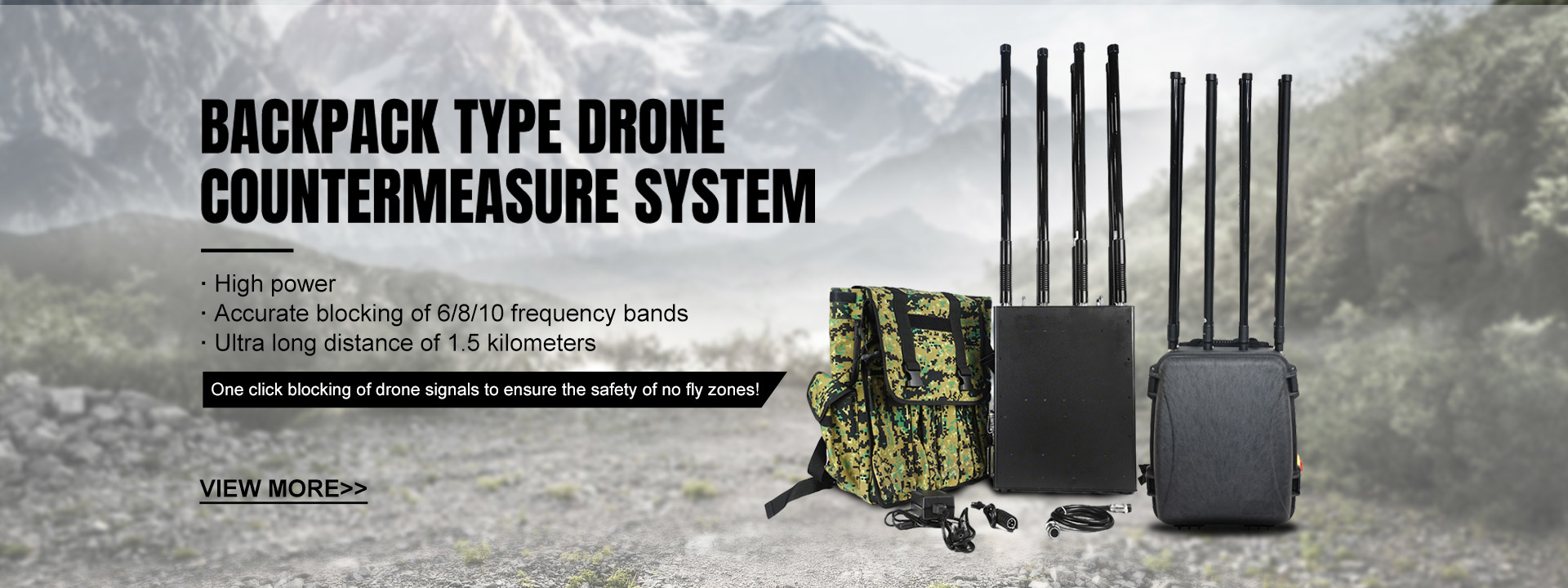 Qualität Rucksack Drone Jammer Fabrik