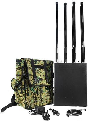 Backpack Drone Suppressor With 500-1500m Range 20Ah Battery Capacity Drone Defense System