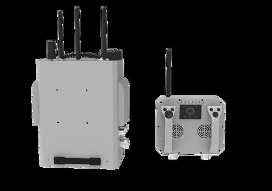 Portable 8 Channel Backpack Anti Drone Jammer 2 In 1 For Full Band UAV Suppression